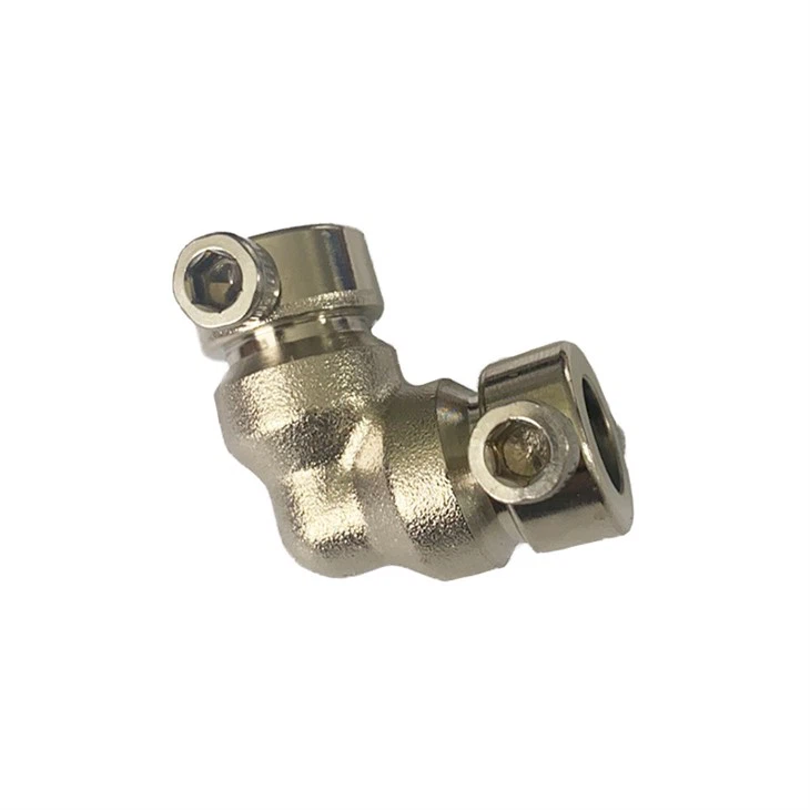 Brass Elbow Connector, Screw Fixation